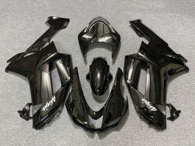 Purchase 2007-2008 Black Kawasaki ZX6R Motorcycle Fairings UK