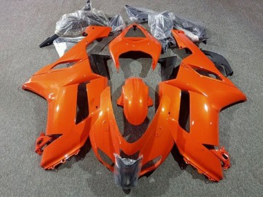 Purchase 2007-2008 Orange Kawasaki ZX6R Abs Motorcycle Fairings UK