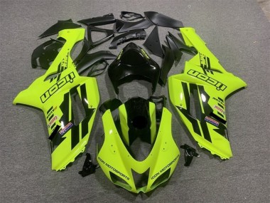 Purchase 2007-2008 Neon Yellow Black Icon Kawasaki ZX6R Motorcycle Fairings UK