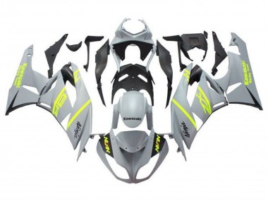 Purchase 2009-2012 Grey Yellow Black Kawasaki ZX6R Motorcycle Fairings UK