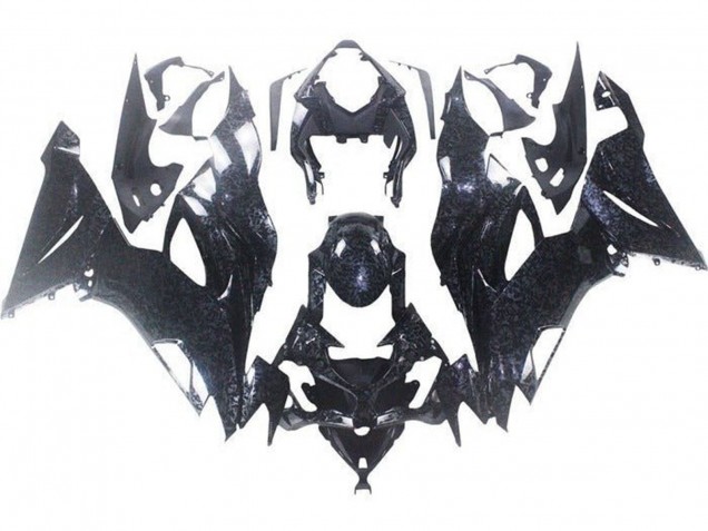 Purchase 2019-2022 Faux Chopped Carbon Fiber Kawasaki ZX6R Motorcycle Fairings UK
