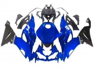 Purchase 2019-2022 Blue Glossy Black Kawasaki ZX6R Motorcycle Fairings UK