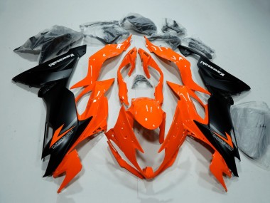 Purchase 2019-2022 Orange Matte Black Kawasaki ZX6R Motorcycle Fairings UK