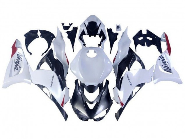 Purchase 2023-2025 Pearl White Grey Red Kawasaki ZX6R 636 Motorcycle Fairings UK Purchase 2023-2025 Pearl White Grey Red Kawasaki ZX6R 636 Motorcycle Fairings UK
