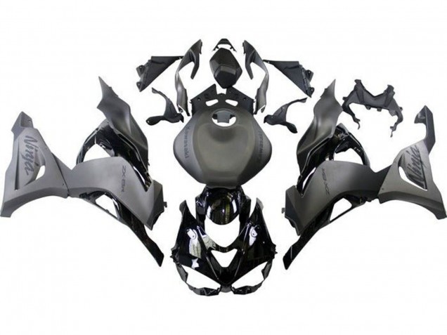 Purchase 2023-2025 Matte Black Matte Grey Glossy Black Kawasaki ZX6R Motorcycle Fairings UK