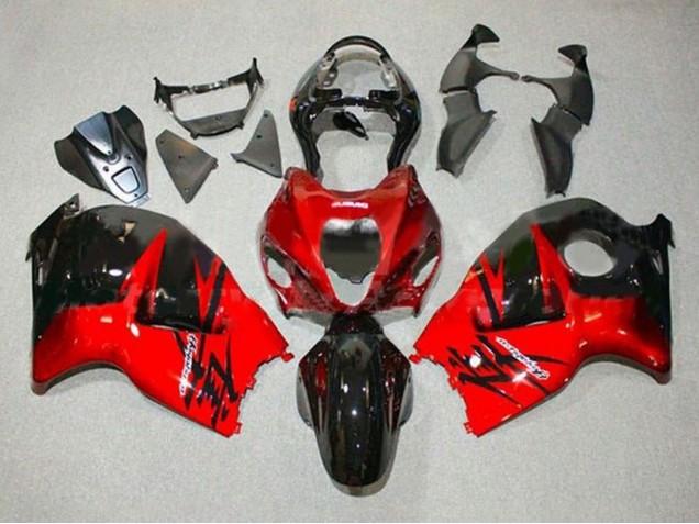 Purchase 1996-2007 Red Glossy Black Suzuki GSXR1000 Motorcycle Fairings UK