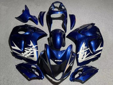 Purchase 2008-2020 Navy Blue White Grey Suzuki GSXR 1300 Hayabusa Motorcycle Fairings UK
