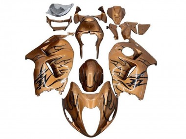Purchase 2008-2020 Bronze Black Flame Suzuki GSXR 1300&nbsp;Hayabusa Motorcycle Fairings UK