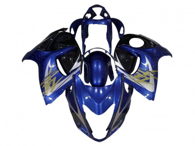 Purchase 2008-2020 Blue White Gold Suzuki GSXR 1300 Hayabusa Motorcycle Fairings UK