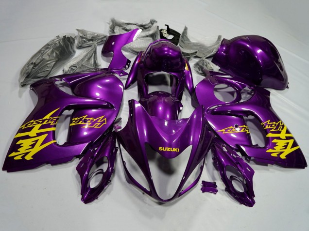 Purchase 2008-2020 Purple Yellow Suzuki GSXR 1300 Hayabusa Motorcycle Fairings UK