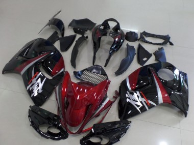 Purchase 2008-2020 Dark Red Black Silver Suzuki GSXR 1300&nbsp;Hayabusa Motorcycle Fairings UK