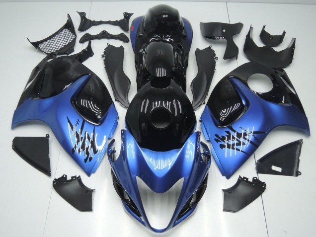 Purchase 2008-2020 Glossy Black Light Blue Suzuki GSXR 1300 Hayabusa Motorcycle Fairings UK