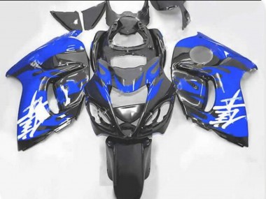 Purchase 2008-2020 Black Blue Flame Suzuki GSXR 1300&nbsp;Hayabusa Motorcycle Fairings UK