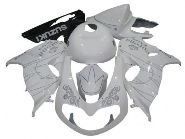Purchase 1998-2003 White Silver Corona Suzuki TL1000R Motorcycle Fairings UK