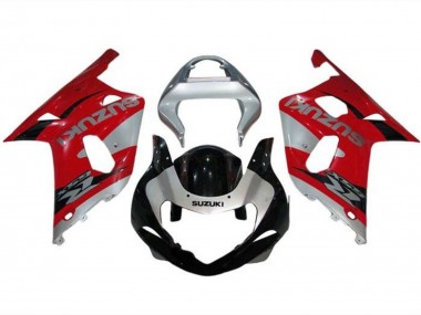 Purchase 2000-2002 Silver Red Black Suzuki GSXR1000 Motorcycle Fairings UK