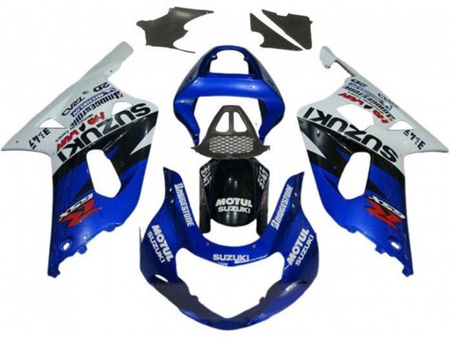 Purchase 2000-2002 White Red Blue Black Red Suzuki GSXR1000 Motorcycle Fairings UK