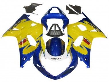 Purchase 2000-2002 Yellow Blue Tribal Suzuki GSXR1000 Motorcycle Fairings UK