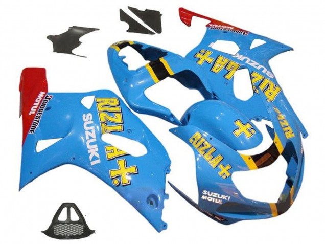 Purchase 2000-2002 Blue Yellow Red Rizla Suzuki GSXR1000 Motorcycle Fairings UK