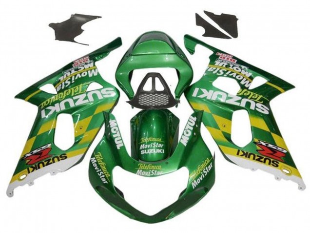 Purchase 2000-2002 Green Yellow White Motul Suzuki GSXR1000 Motorcycle Fairings UK