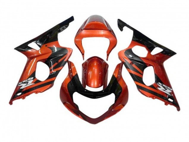 Purchase 2000-2002 Orange Black Suzuki GSXR1000 Motorcycle Fairings UK