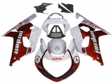 Purchase 2000-2002 White Red Jordan Suzuki GSXR1000 Motorcycle Fairings UK
