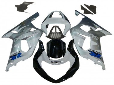 Purchase 2000-2002 Silver White Glossy Black Blue Suzuki GSXR1000 Motorcycle Fairings UK