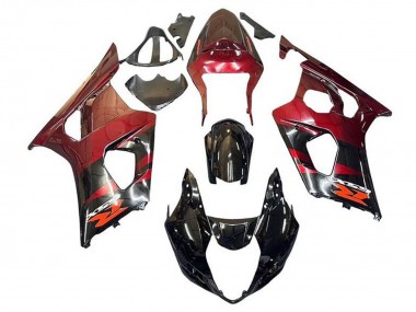 Purchase 2003-2004 Red Glossy Black Suzuki GSXR 1000 Motorcycle Fairings UK