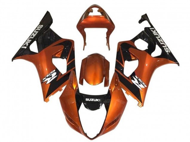 Purchase 2003-2004 Orange Black White Suzuki GSXR 1000 Motorcycle Fairings UK