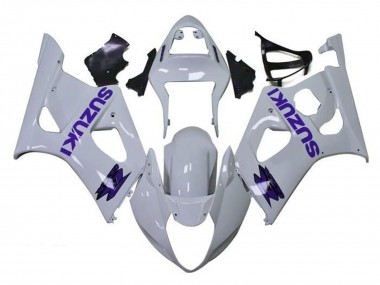 Purchase 2003-2004 White Purple Suzuki GSXR 1000 Motorcycle Fairings UK