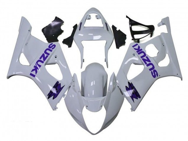 Purchase 2003-2004 White Purple Suzuki GSXR 1000 Motorcycle Fairings UK