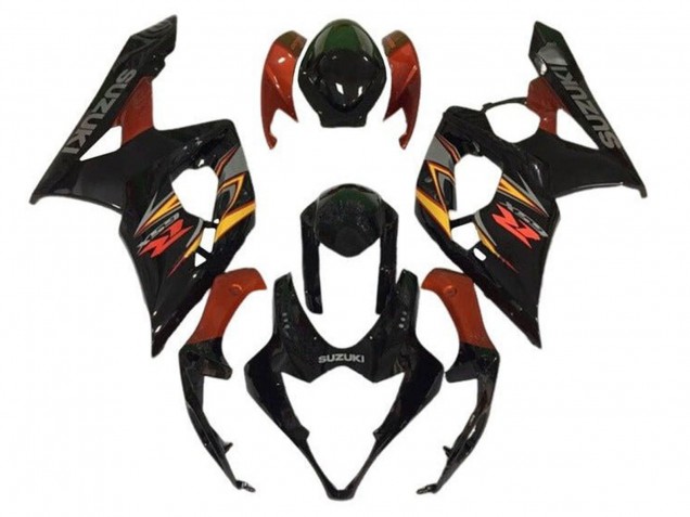 Purchase 2005-2006 Black Red Yellow Grey Suzuki GSXR 1000 Motorcycle Fairings UK