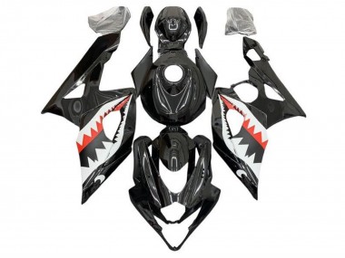 Purchase 2005-2006 Black White Red Shark Suzuki GSXR 1000 Motorcycle Fairings UK