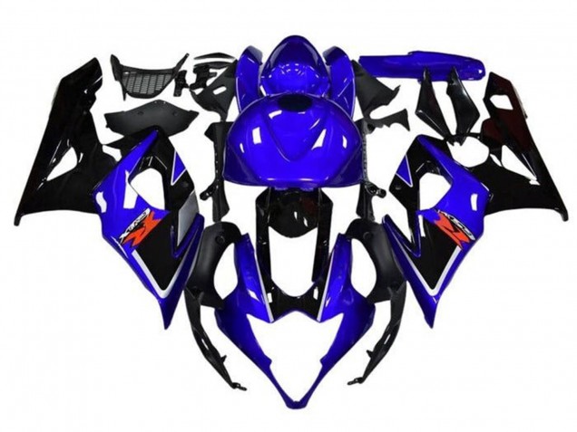 Purchase 2005-2006 Blue Black White Stripe Suzuki GSXR 1000 Motorcycle Fairings UK