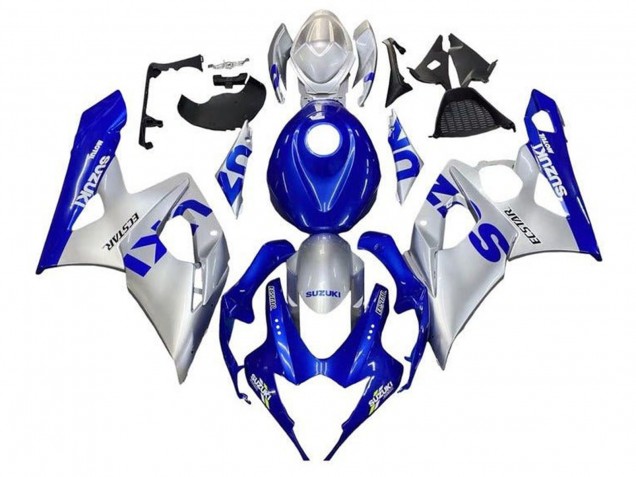 Purchase 2005-2006 Blue Silver Suzuki GSXR 1000 Motorcycle Fairings UK