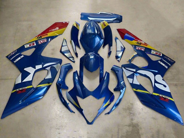 Purchase 2005-2006 Blue White Yellow Red Suzuki GSXR 1000 Motorcycle Fairings UK
