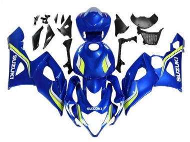 Purchase 2005-2006 Blue Yellow White Suzuki GSXR 1000 Motorcycle Fairings UK