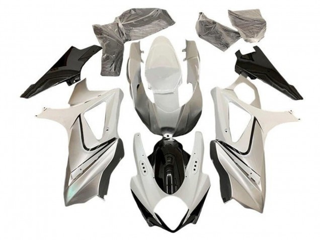 Purchase 2005-2006 Glossy White Silver Black Suzuki GSXR 1000 Motorcycle Fairing UK