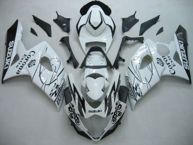 Purchase 2005-2006 White Black Alstare Corona Suzuki GSXR 1000 Motorcycle Fairings UK