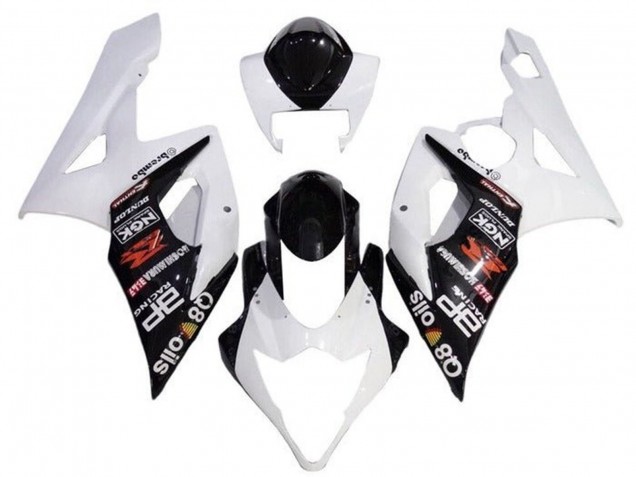 Purchase 2005-2006 White Black Brembo Suzuki GSXR 1000 Motorcycle Fairings UK