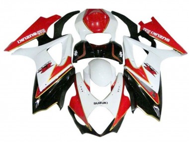 Purchase 2005-2006 White Red Black Gold Suzuki GSXR 1000 Motorcycle Fairings UK
