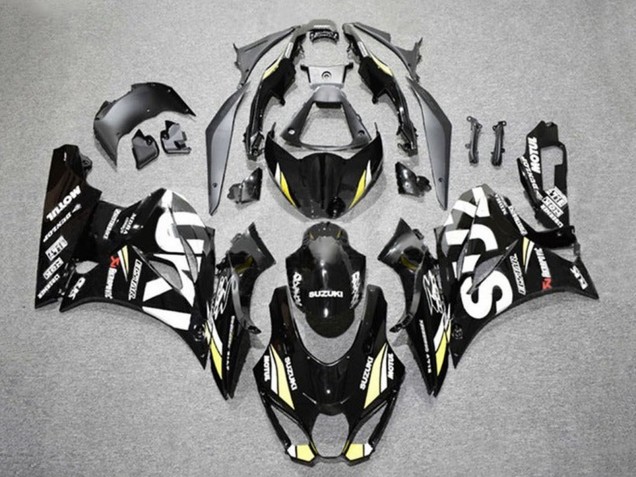 Purchase 2017-2024 Black White Yellow Suzuki GSXR1000 Motorcycle Fairings UK