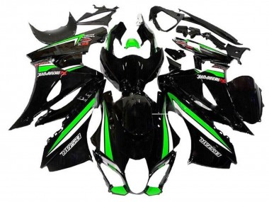 Purchase 2017-2024 Black Green White Stripe Suzuki GSXR1000 Motorcycle Fairings UK