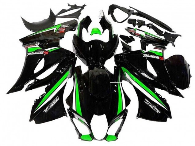 Purchase 2017-2024 Black Green White Stripe Suzuki GSXR1000 Motorcycle Fairings UK