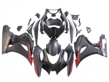Purchase 2017-2024 Matte Black Matte Red Suzuki GSXR1000 Motorcycle Fairings UK
