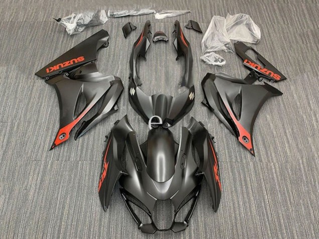 Purchase 2017-2024 Matte Black Red Suzuki GSXR1000 Motorcycle Fairings UK