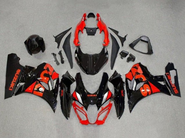 Purchase 2017-2024 Black Red Silver Suzuki GSXR1000 Motorcycle Fairings UK