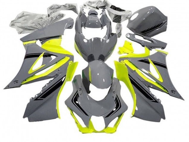 Purchase 2017-2024 Grey Yellow Black Suzuki GSXR1000 Motorcycle Fairings UK