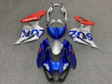 Purchase 2017-2024 Blue Silver Red Suzuki GSXR1000 Motorcycle Fairings UK