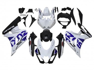 Purchase 2017-2024 White Blue Black Suzuki GSXR1000 Motorcycle Fairing UK