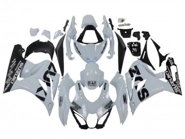 Purchase 2017-2024 White Black Suzuki GSXR1000 Motorcycle Fairings UK